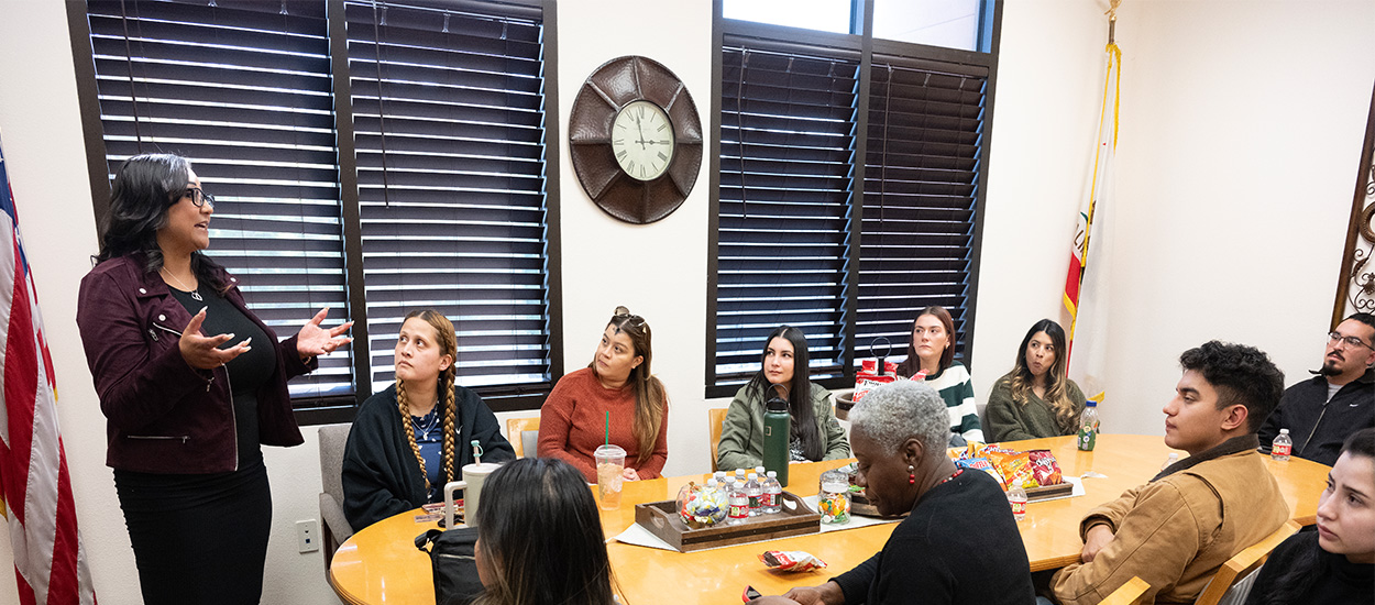 Pomona Chamber of Commerce and Cal Poly Students