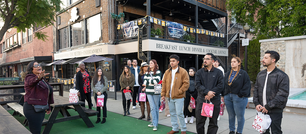 Cal Poly Pomona Students Tour Pomona