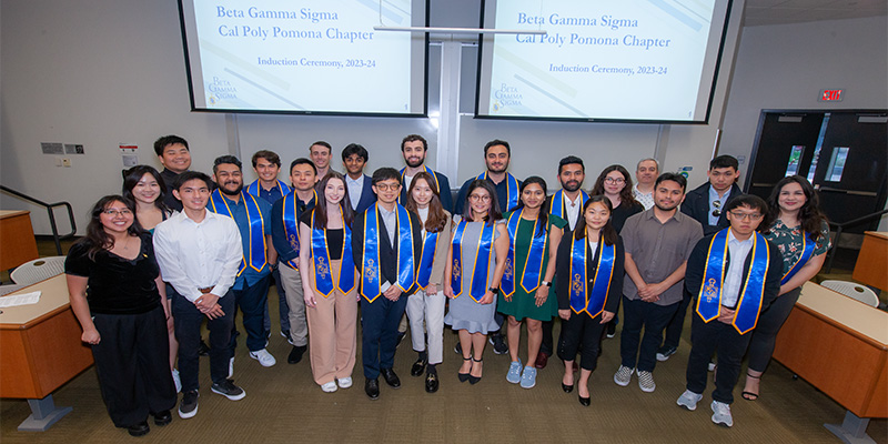 New BGS Inductees Cal Poly Pomona