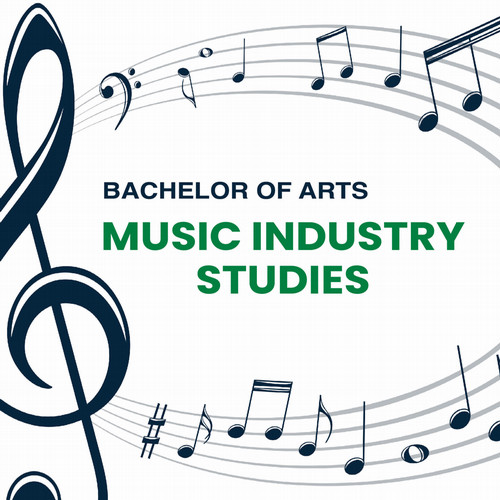 Bachelor of Arts Music Industry Studies with Music Notes