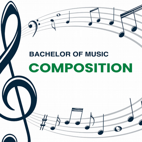 Bachelor of Music Composition with Music Notes