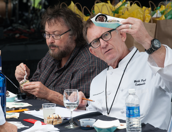 Mark Peel was a celebrity guest tasting judge at the 2013 Southern California Tasting & Auction