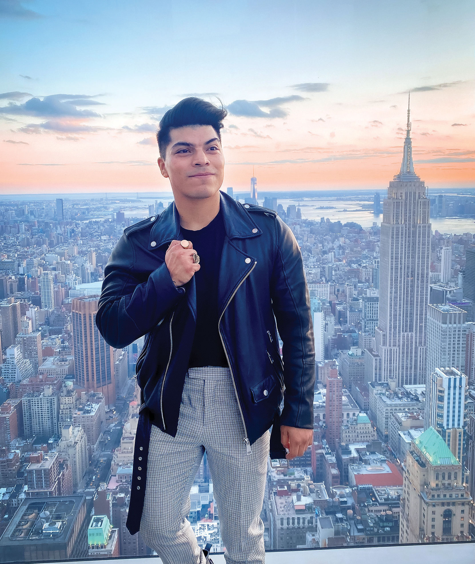 Ramiro and the NYC Skyline