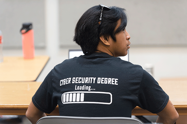 Cyber Security Degree Loading Tshirt