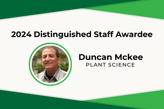 2024 Staff Award Winner, Duncan Mckee