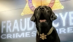Los Angeles Sheriff's Department Cyber Crimes Dog