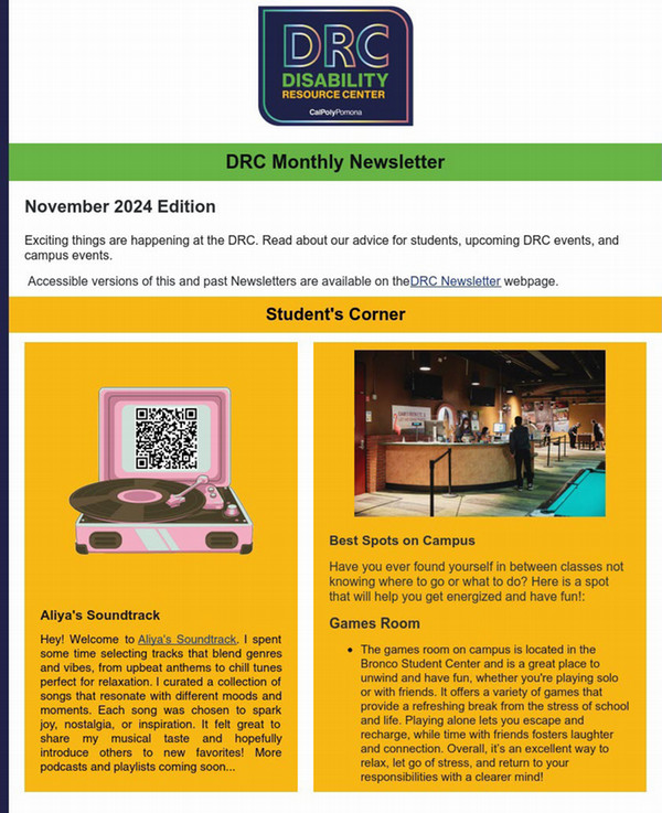 Page 1 of newsletter. Text is available in previous issues section.