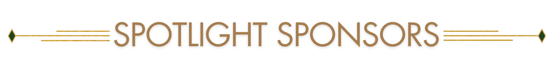 Text reading: Spotlight Sponsors