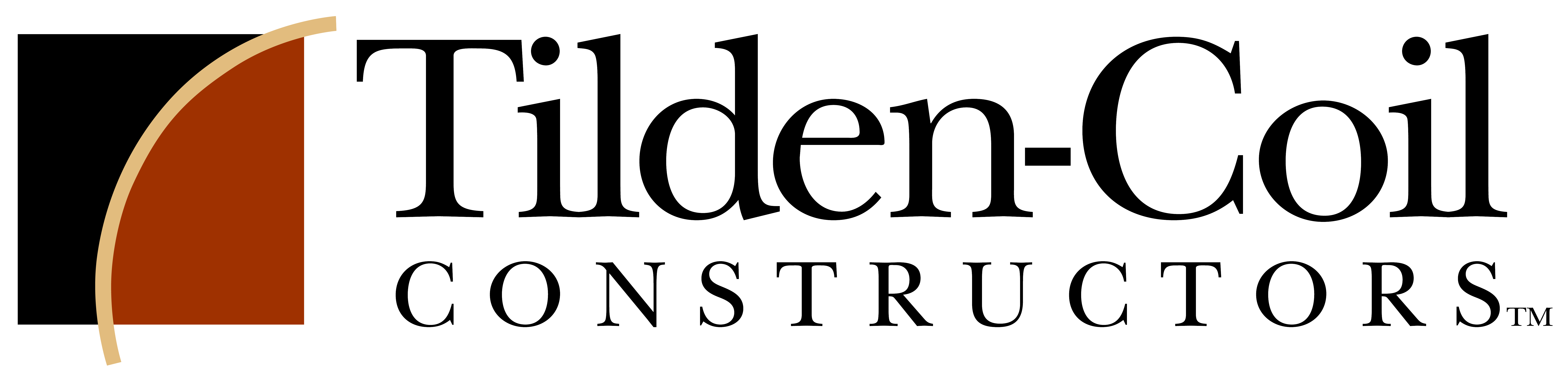 A logo for Tilden-Coil Constructors