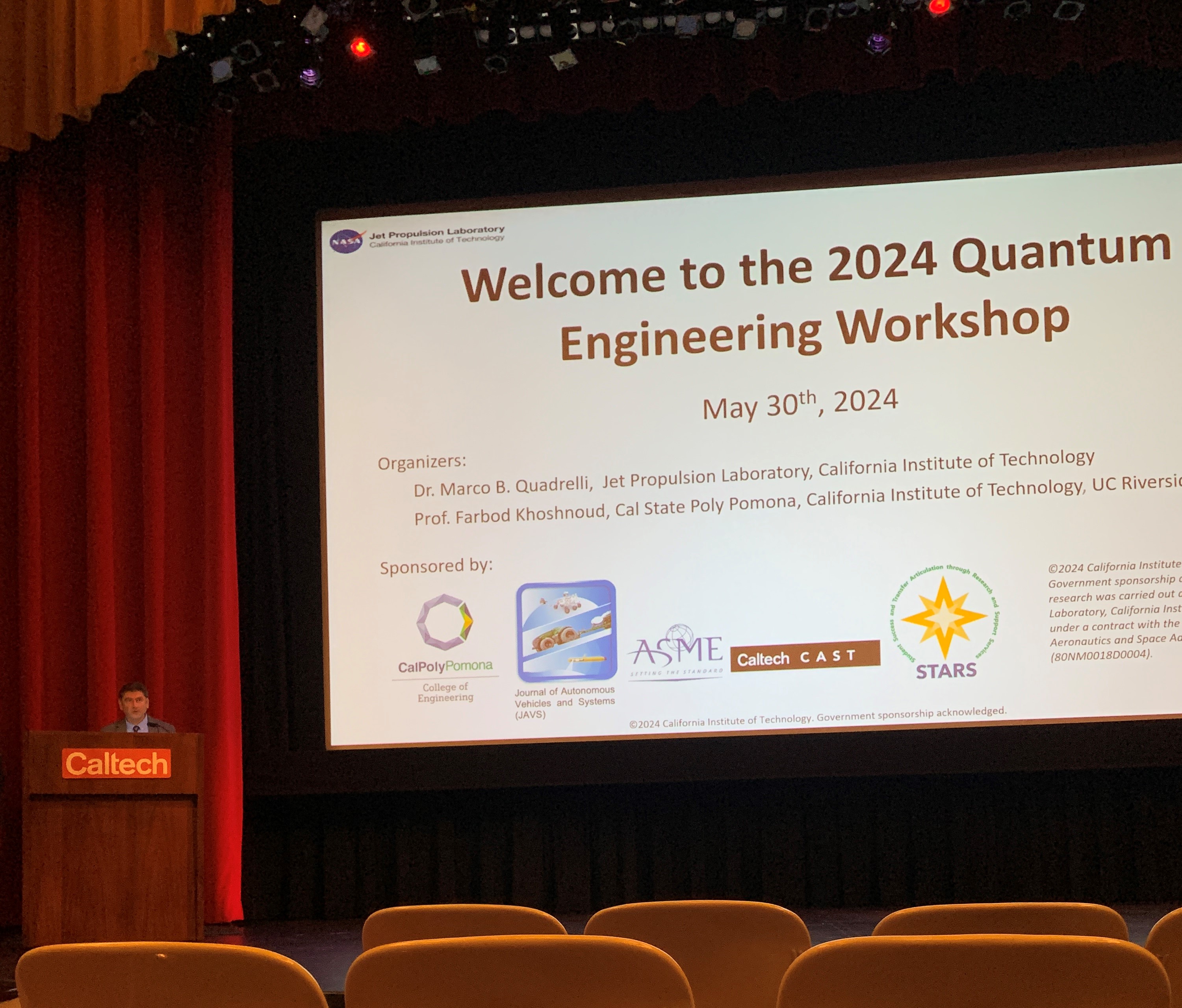 quantum engineering workshop 2024 Caltech