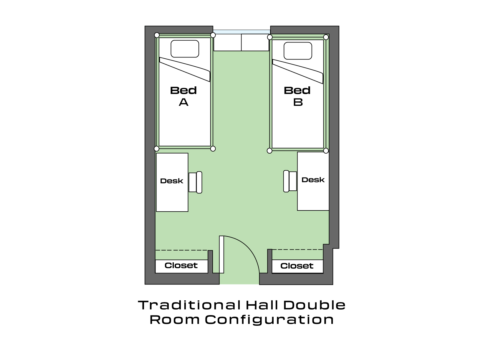Traditional Hall Room Configuration