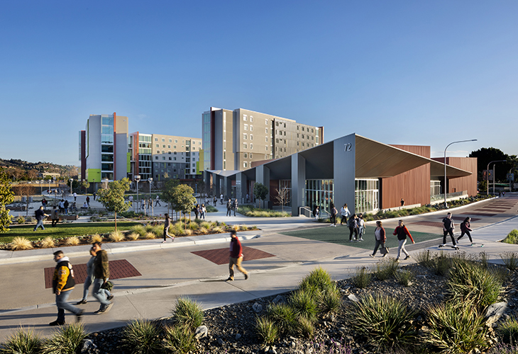 View of the Residential Halls