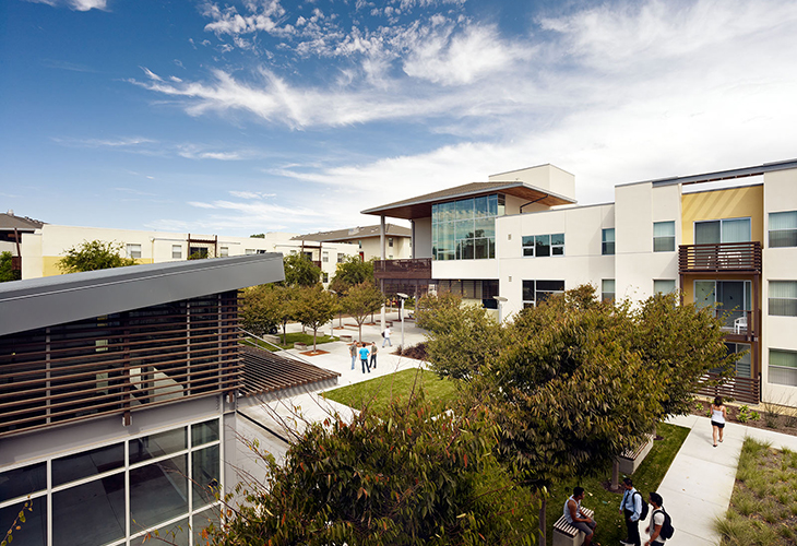 View of the Residential Halls