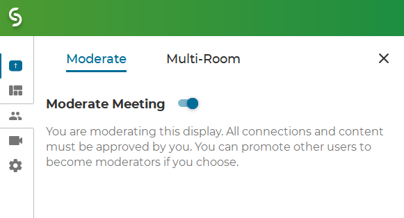 moderator settings toggle in solstice app