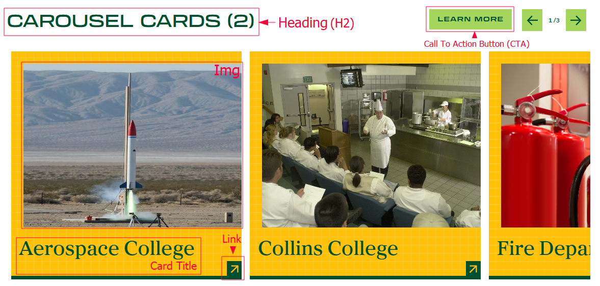 Carousel Card Option 2 View