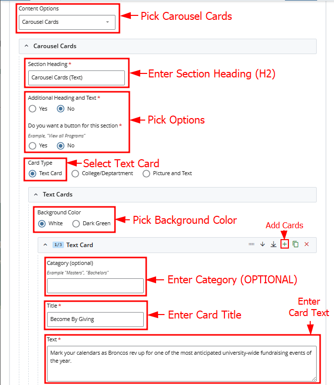 Cascade View Pt 1 Instructions