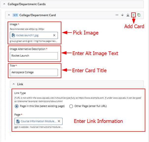 Carousel Card Option 2 Cascade Part 2