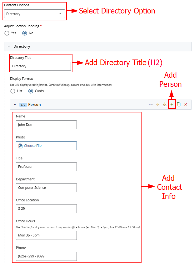 directory cascade view