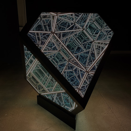 50” Truncated Triangular Trapezohedron (Bronze) from the ‘Portals/ Platonic Solids/Archimedean Solids’ Series, 2008-present  
