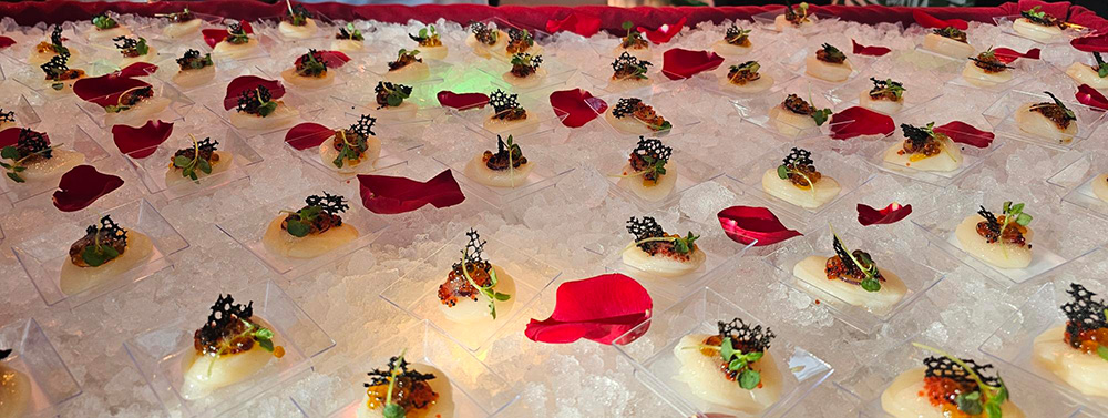 Dragon Fruit Dish at the Kellogg West Conference Center.