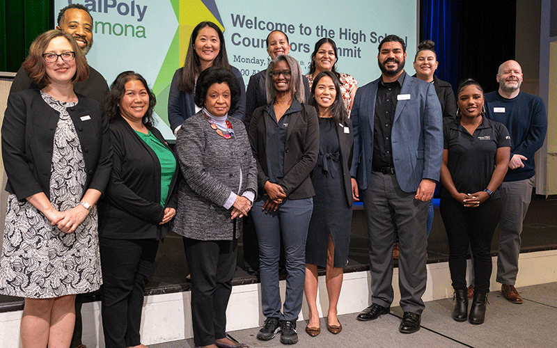 President Coley with members of OREP staff.