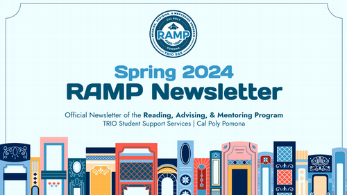 Photo of first slide of spring 2024 RAMP newsletter
