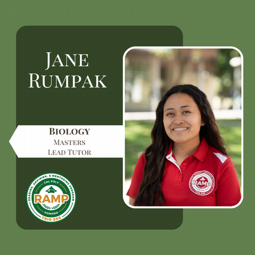 Jane Rumpak, Biology; Masters; Lead Tutor