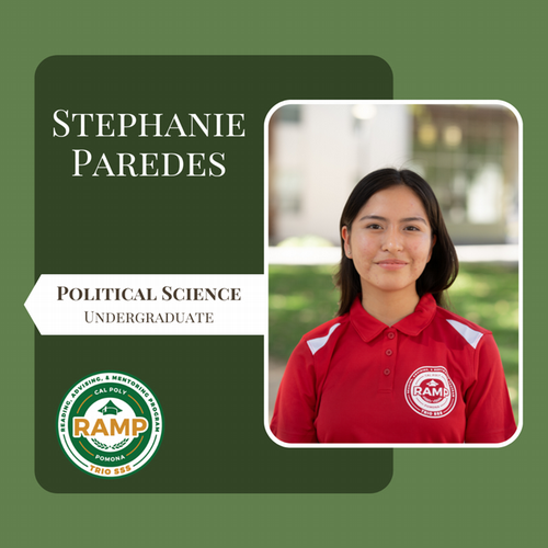 Stephanie Paredes, Political Science; Undergraduate