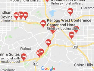 Kellogg West Conference Center and Hotel Map