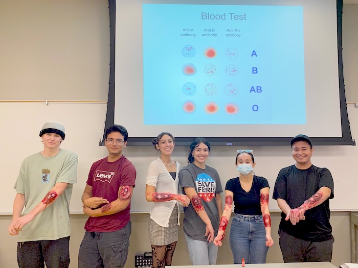 blood analysis in class