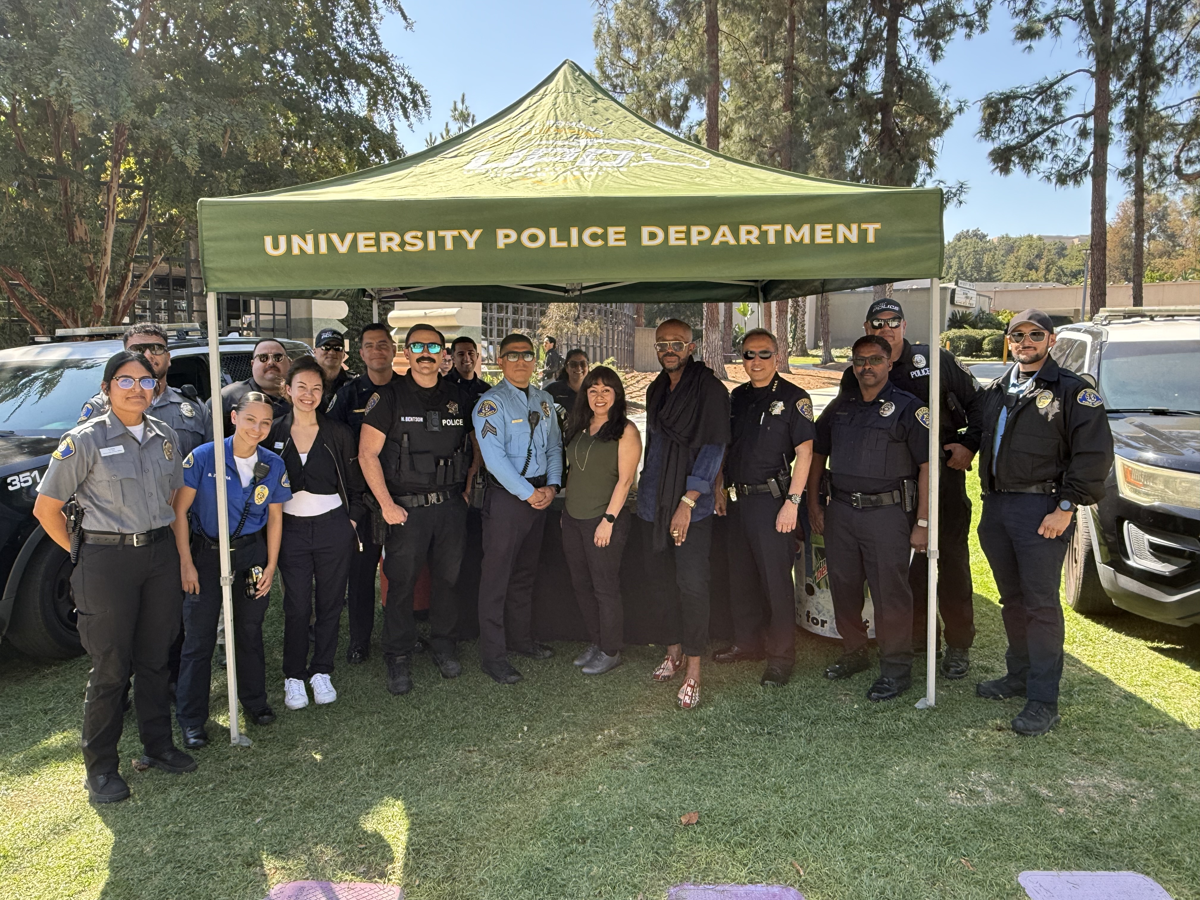 UPD officers and committee members attend Coffee with a Cop on campus