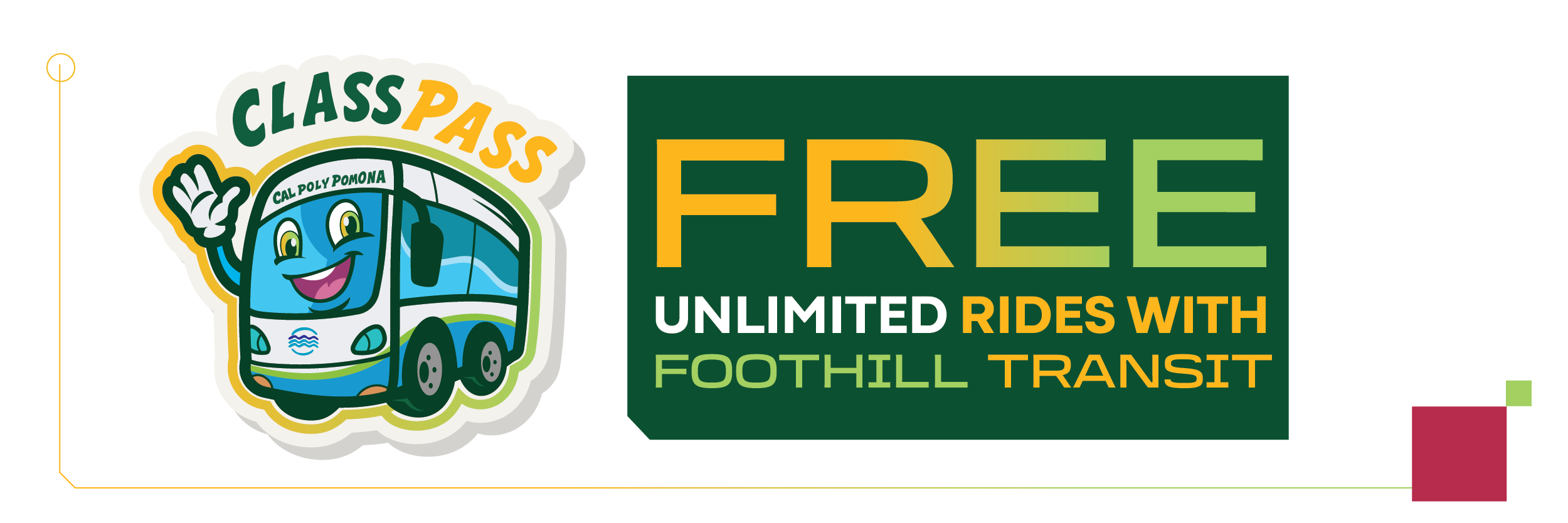 Free unlimited rides with foothill transit