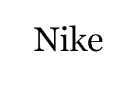 Image with the world Nike on it